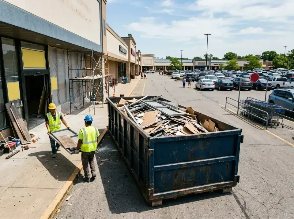 retail-store-renovation-debris-003 — frequently asked questions, Roll-off Dumpster Rentals in Bedford, VA